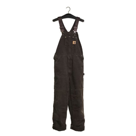 【USED】CARHARTT OVERALL BROWN
