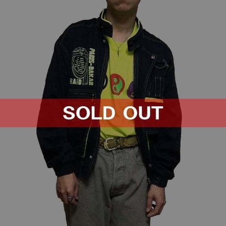 【USED】80'S PARIS-DAKAR BOMBER BLOUSON MADE BY MIZUNO