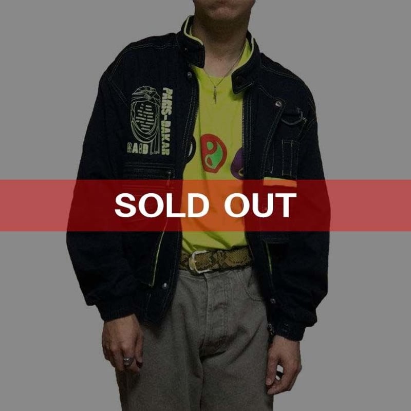 USED】80'S PARIS-DAKAR BOMBER BLOUSON MADE BY M USED】80'S PARIS-DAKAR BOMBER BLOUSON MADE BY M