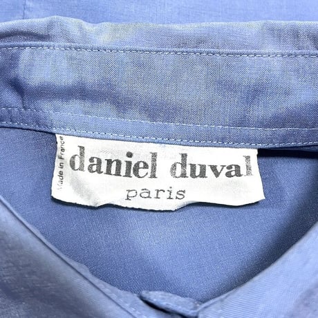 【USED】80'S DANIEL DUVAL LONG POINT COLLAR BLOUSE