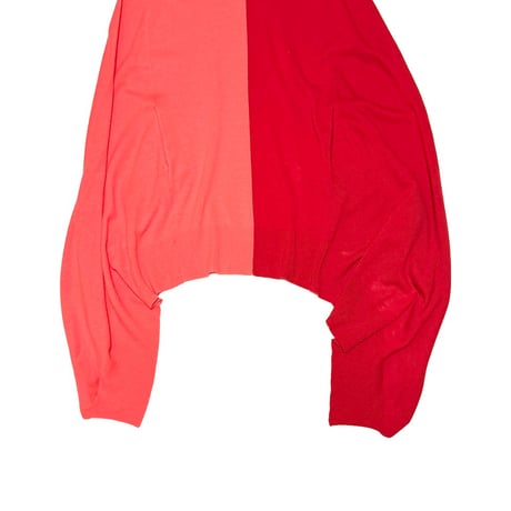 【USED】00's MARITHÉ FRANÇOIS GIRBAUD Asymmetrical Knit Tunic Dress