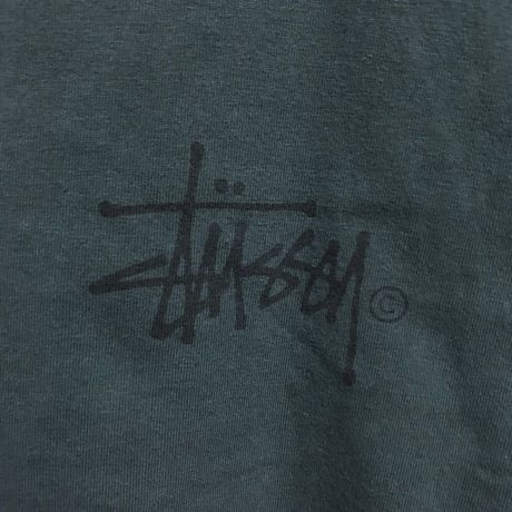 【USED】90'S STUSSY ROOSTER T-SHIRT