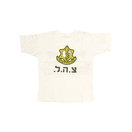 【USED】90's-00's IDF Military Emblem T-shirt