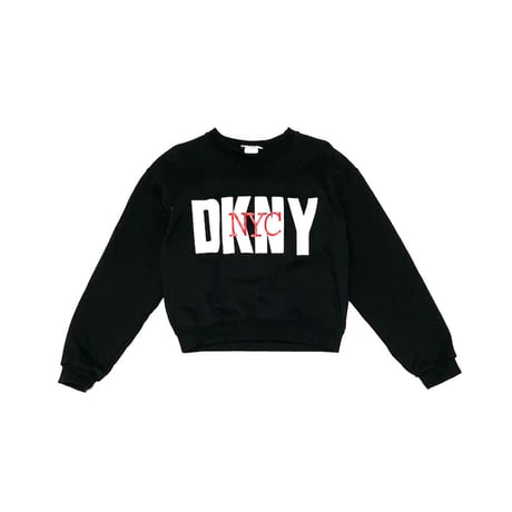 【USED】90's DKNY JEANS CROPPED SWEATSHIRT