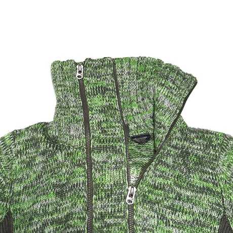 【USED】00's G-STAR Dual Zip Mohair Blend Knit Jacket