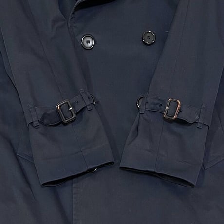 【USED】80'S-90'S BURBERRYS TRENCH COAT NAVY MADE IN ENGLAND