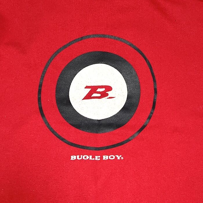 USED】90'S BUGLE BOY REFLECTIVE PRINT HOODIE |