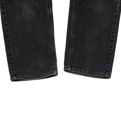 【USED】00'S LEE BLACK DENIM PANTS