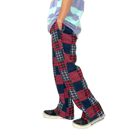 【USED】00'S L.L.BEAN PATCHWORK CHECK PANTS