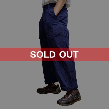 【USED】90'S-00'S BRITISH ARMY ROYAL NAVY COMBAT TROUSERS  (⑨ HOYLAND)