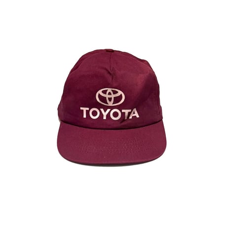 【USED】90's TOYOTA 6-PANEL CAP MADE IN USA