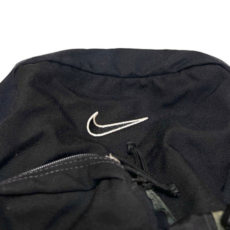 【USED】90's NIKE BACKPACK with POUCH POCKET & PLASTIC BOTTLE HOLDER