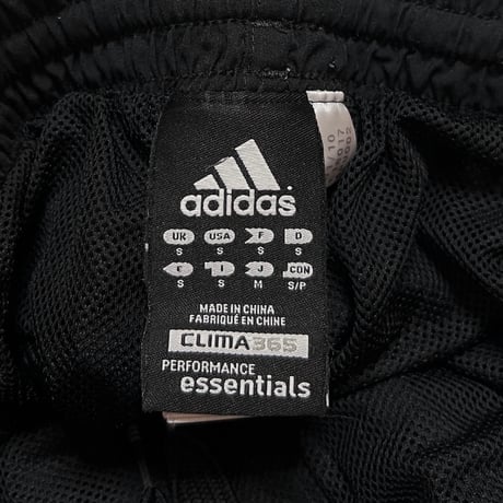 【USED】00's adidas CLIMALITE RUNNING SHORTS BLACK