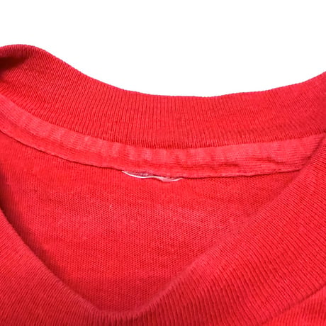 【USED】90's REAL SKATEBOARDS OVAL LOGO T-SHIRT RED