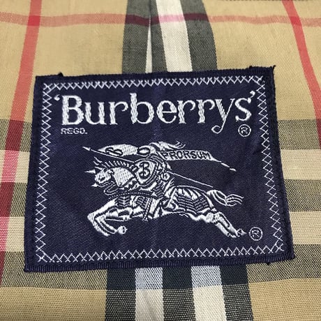 【USED】90'S BURBERRYS STAND FALL COLLAR COAT