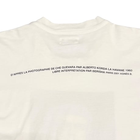 【USED】00's agnès b. × BERISHA CHE GUEVARA Graphic T-shirt