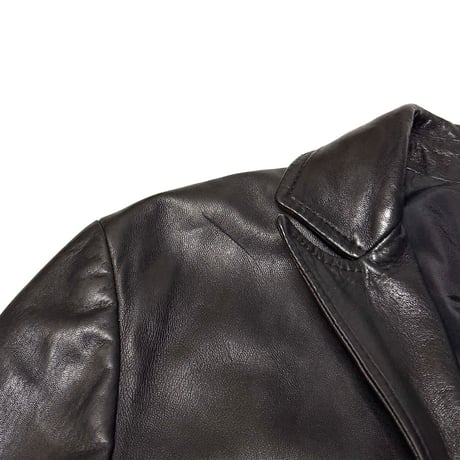 【USED】90's DOLCE & GABBANA VERA PELLE REAL LEATHER 2B JACKET