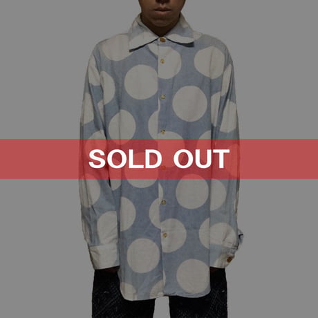 【USED】80'S VIVIENNE WESTWOOD SPOT CHAMBRAY SHIRT