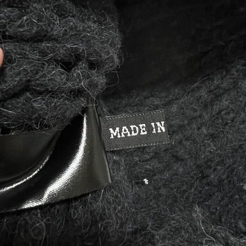 USED】00'S ANN DEMEULEMEESTER WOOL × ALPACA LOW
