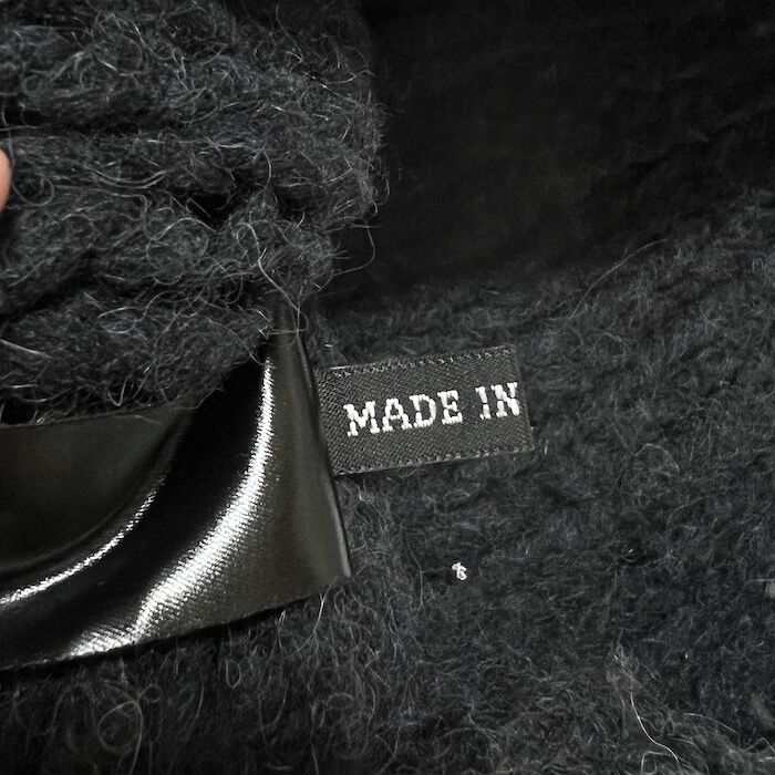 USED】00'S ANN DEMEULEMEESTER WOOL × ALPACA LOW USED】00'S ANN DEMEULEMEESTER WOOL × ALPACA LOW