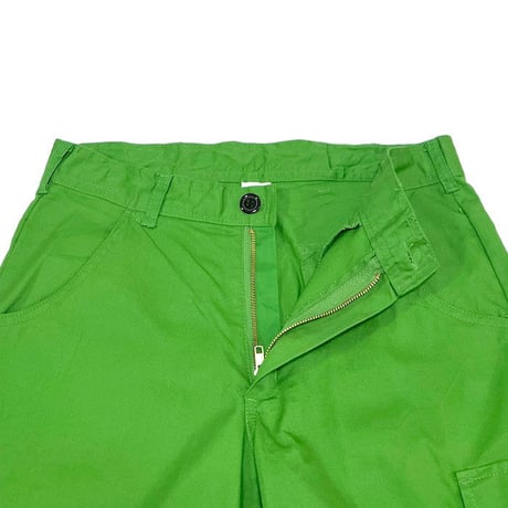 【USED】VINTAGE GERMAN WORK PANTS LIME GREEN