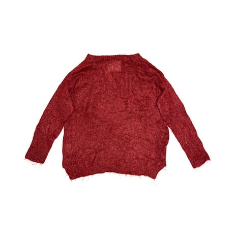 【USED】2010's 8PM Distressed Mohair-Blend Loose Knit Sweater