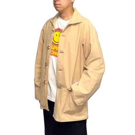 【USED】90's Le Glazik Cotton Drill French Work Jacket