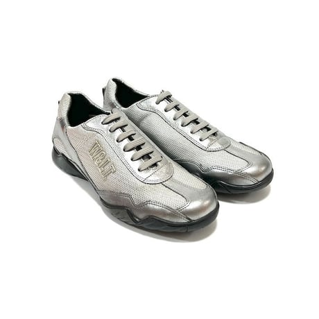 【DEAD STOCK】90'S W.&L.T. DRIVING SNEAKERS METALLIC SILVER
