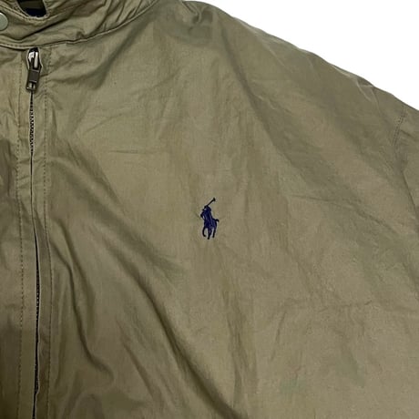 【USED】90'S Polo by Ralph Lauren SHORT DOWN JACKET MILITARY KHAKI