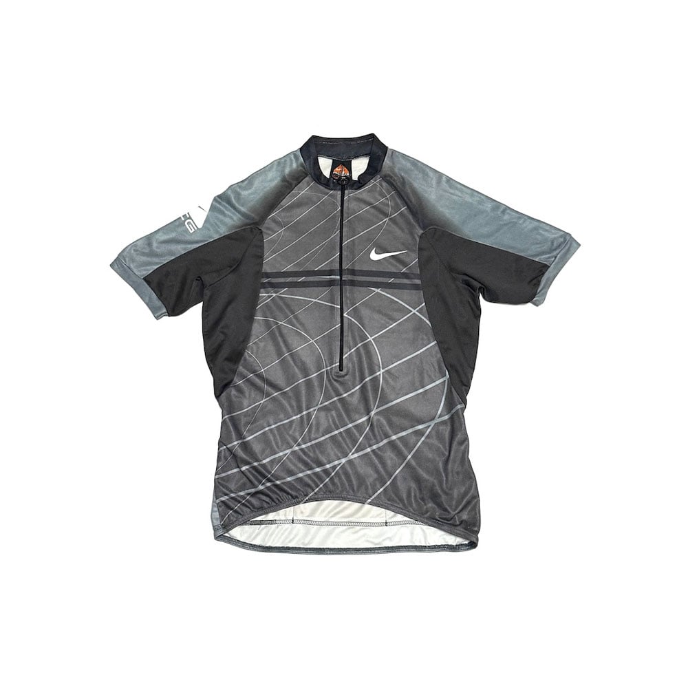 USED】90's NIKE ACG Half Zip Graphic Cycling Je