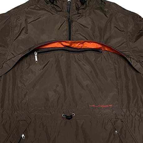 【USED】00's TOMMY HILFIGER PADDED NYLON ANORAK JACKET