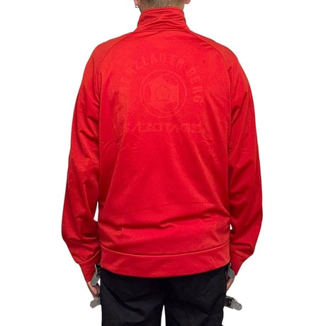 【USED】90's-00's SABOTAGE "Techno Football Tape" Track Top