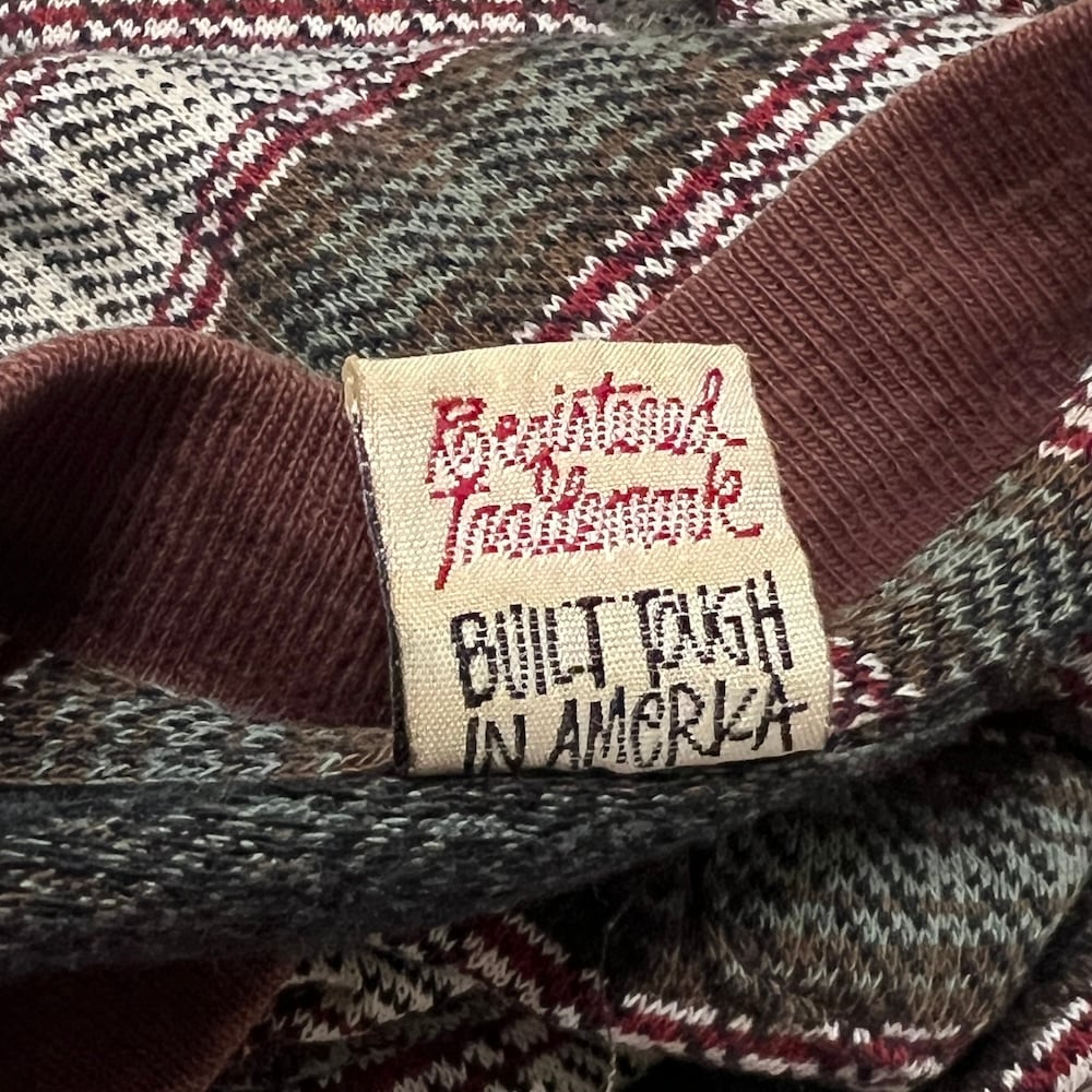 USED】80's-90's OLD STUSSY JACQUARD BORDER POCK USED】80's-90's OLD STUSSY JACQUARD BORDER POCK