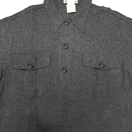 【USED】90's EMPORIO ARMANI WOOL PULLOVER SHIRT