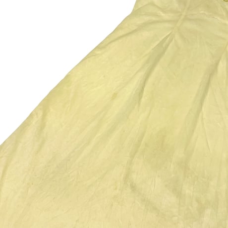 【USED】60's Perlon LINGERIE SLIP DRESS LEMON YELLOW