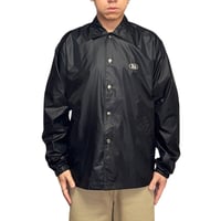 【DEAD STOCK】90's-00's bitch skateboards Logo Black Nylon Coach Jacket
