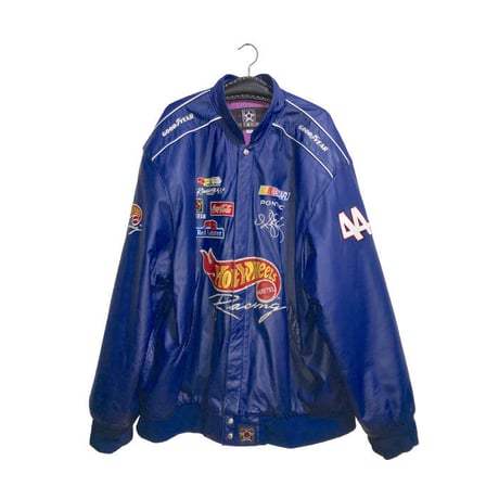 【USED】90'S JEFF HAMILTON JH DESIGN SUPER OVERSIZED LEATHER RACING JACKET