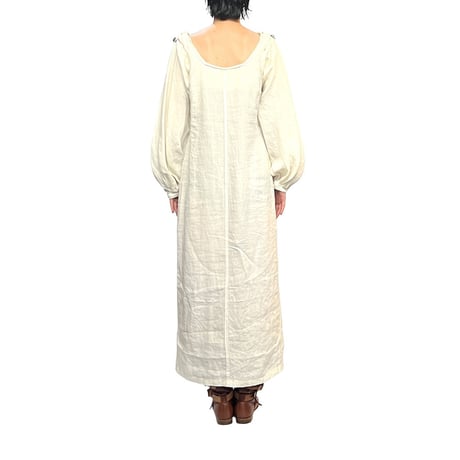 【USED】80's-90's GAULTIER JEAN'S PUFF SLEEVE LONG DRESS