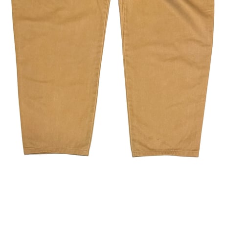 【USED】80's ARMANI JEANS Camel 2-Tuck Tapered Pants