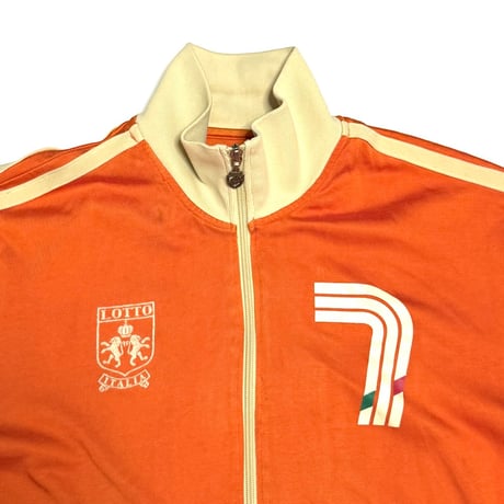 【USED】00's Lotto Italia Track Top Dutch Orange