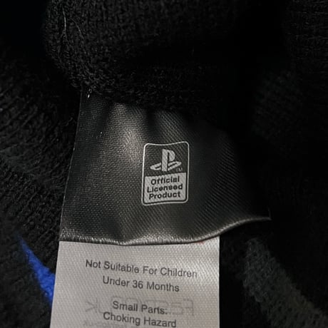 【USED】00's FASHION UK Play Station KNIT CAP