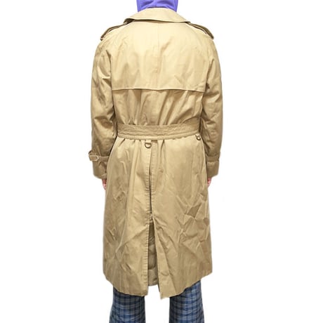 【USED】90'S AQUASCUTUM TRENCH COAT MADE IN ENGLAND