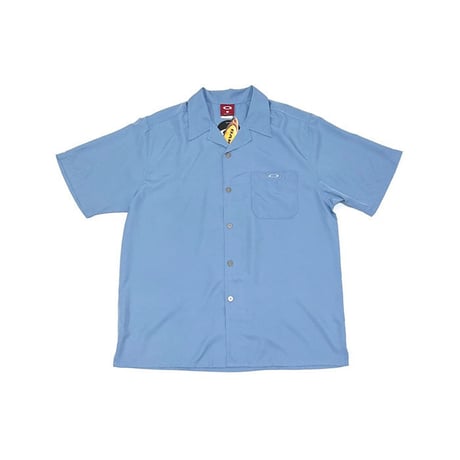 【DEAD STOCK】00'S OAKLEY OPEN COLLAR SLATE BLUE