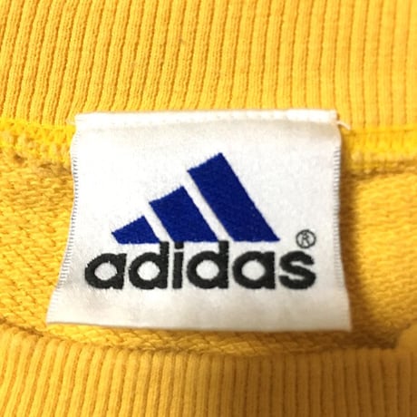 【USED】90'S ADIDAS SWEATSHIRT YELLOW