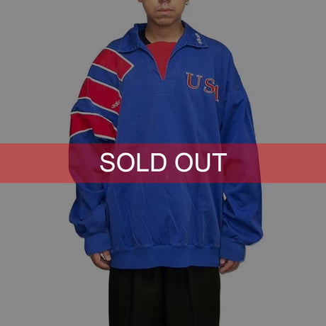 【USED】80'S adidas USA DRILL TOP