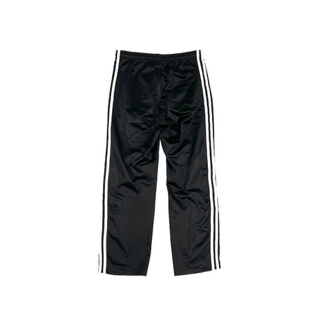 【USED】90'S ADIDAS CENTER PRESS 3-STRIPES TRACK PANTS BLACK