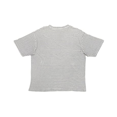 【USED】90's BANANA REPUBLIC Fine Stripe T-Shirt
