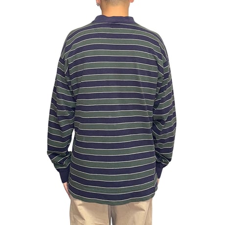 【USED】90's OLD GAP BOADER L/S T-SHIRT