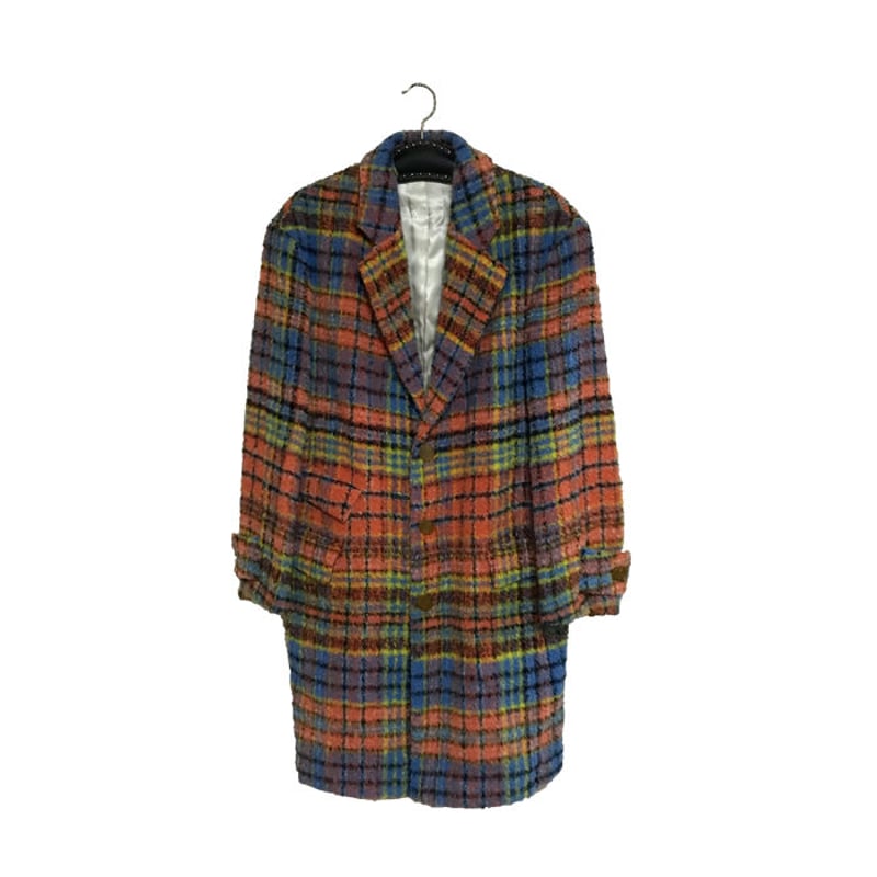 USED】90'S VIVIENNE WESTWOOD MAN CHECK ALPACA C USED】90'S VIVIENNE WESTWOOD MAN CHECK ALPACA C