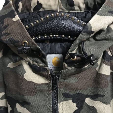 【USED】CARHARTT DACK LAND CAMO HOODED JACKET